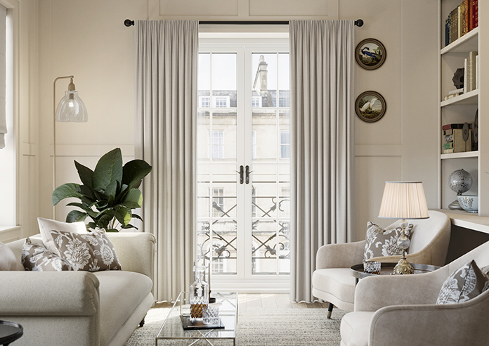 Laura Ashley Swanson, Oyster - Made to Measure Curtains - Image 3